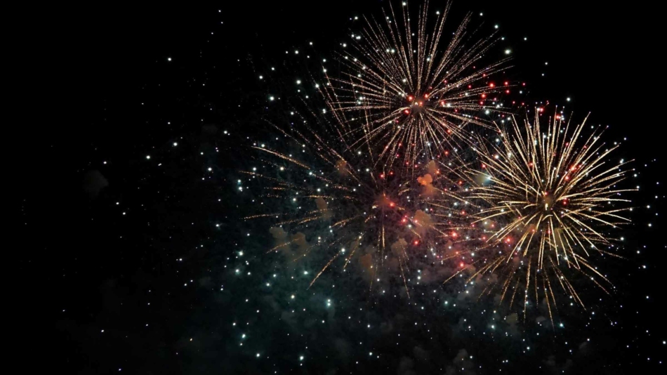 Feuerwerk statt Schreibtisch