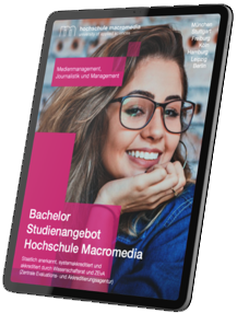 Broschüre: Bachelor Studienangebot Hochschule Macromedia